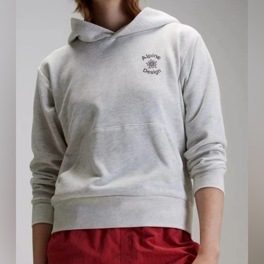 NWT Alpine Design Women’s Crop Hoodie~Cream Heather~Large~$58